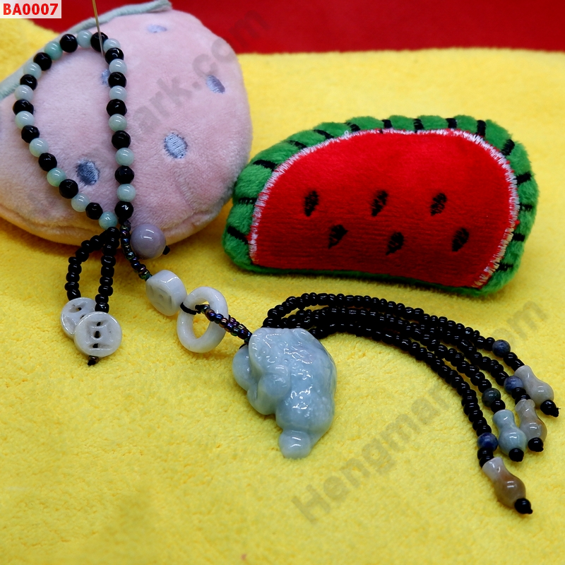 BA0007 สร้อยแขวน คางคกสวรรค์หยกเขียว ราคา 299 บาท http://hengmark.com/view_product/BA0007.htm