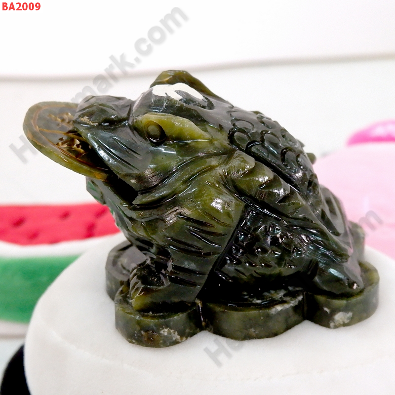 BA2009 กบสามขา/คางคกสวรรค์หินสีเขียว ราคา 499 บาท http://hengmark.com/view_product/BA2009.htm