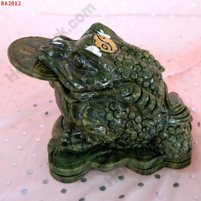 BA2012 กบสามขา/คางคกสวรรค์หินสีเขียว ราคา 3900 บาท http://hengmark.com/view_product/BA2012.htm