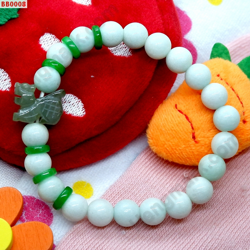 BB0008 สร้อยข้อมือเชือกกิเลนหยก สีเขียว ราคา 279 บาท http://hengmark.com/view_product/BB0008.htm