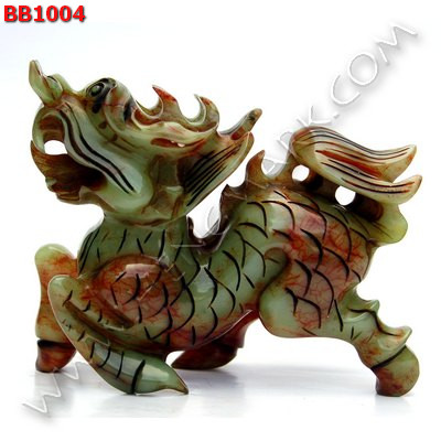 BB1004 กิเลนหยกคู่ตั้งโต๊ะ ราคา 6900 บาท http://hengmark.com/view_product/BB1004.htm