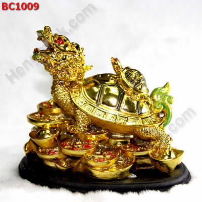 BC1009 เต่ามังกร เรซิ่นเคลือบทอง ราคา 429 บาท http://hengmark.com/view_product/BC1009.htm