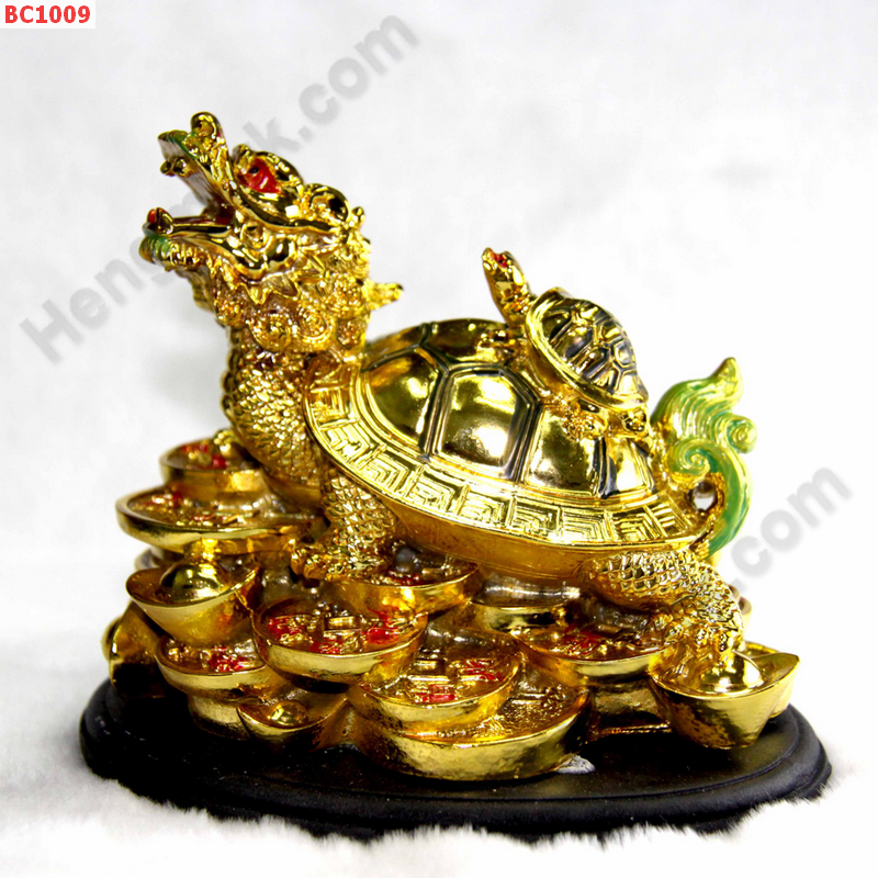 BC1009 เต่ามังกร เรซิ่นเคลือบทอง ราคา 429 บาท http://hengmark.com/view_product/BC1009.htm