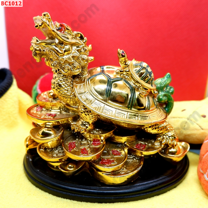 BC1012 เต่ามังกร เรซิ่นเคลือบทอง ราคา 499 บาท http://hengmark.com/view_product/BC1012.htm