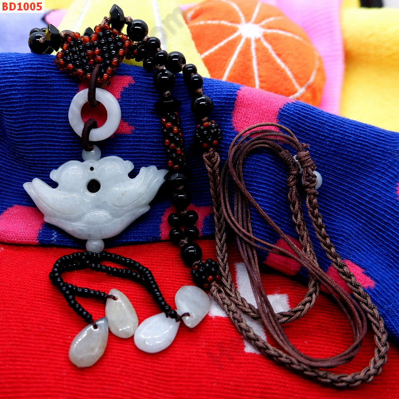 BD1005 สร้อยคอเป็ดแมนดารินหยกคู่ ราคา 399 บาท http://hengmark.com/view_product/BD1005.htm