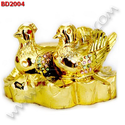 BD2004 เป็ดแมนดาริน เรซิ่นเคลือบทอง ราคา 299 บาท http://hengmark.com/view_product/BD2004.htm