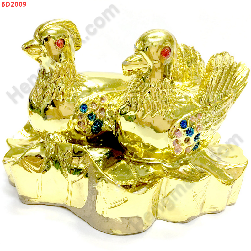 BD2009 เป็ดแมนดาริน เรซิ่นเคลือบทอง ราคา 249 บาท http://hengmark.com/view_product/BD2009.htm