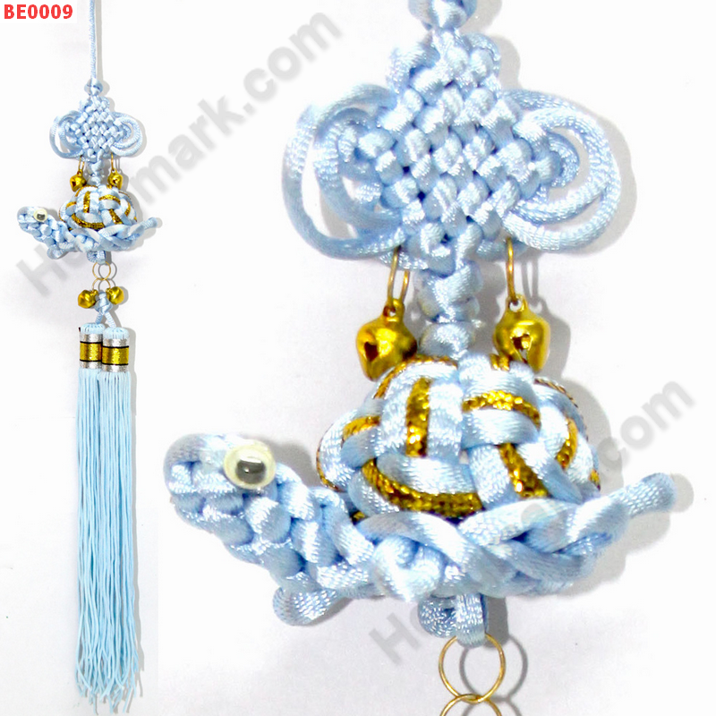 BE0009 เต่าเชือกถักสีฟ้า ราคา 99 บาท http://hengmark.com/view_product/BE0009.htm