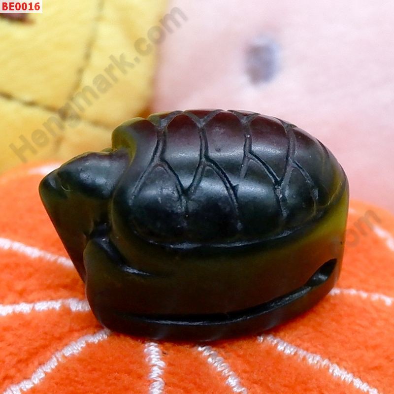 BE0016 เต่าหยก สีเขียวเข้ม ราคา 199 บาท http://hengmark.com/view_product/BE0016.htm