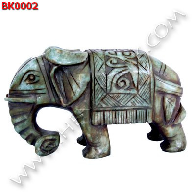 BK0002 ช้างหินแกะสลัก คู่ใหญ่ ราคา 1800 บาท http://hengmark.com/view_product/BK0002.htm