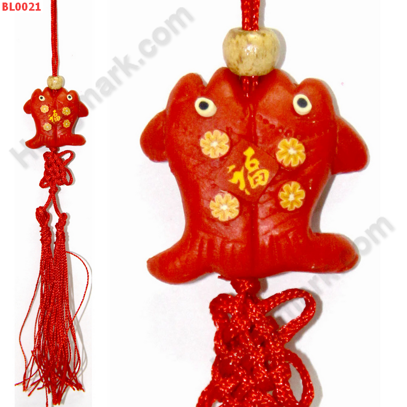 BL0021 ปลาคู่สีแดง แขวนมือถือ  ราคา 59 บาท http://hengmark.com/view_product/BL0021.htm