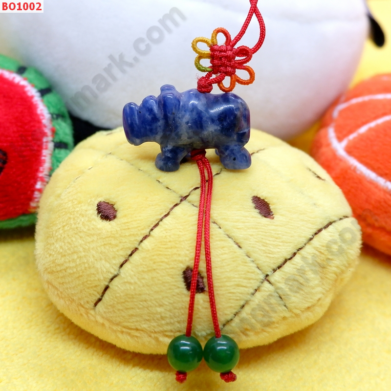 BO1002 แรดสีน้ำเงิน ร้อยที่แขวน ราคา 299 บาท http://hengmark.com/view_product/BO1002.htm