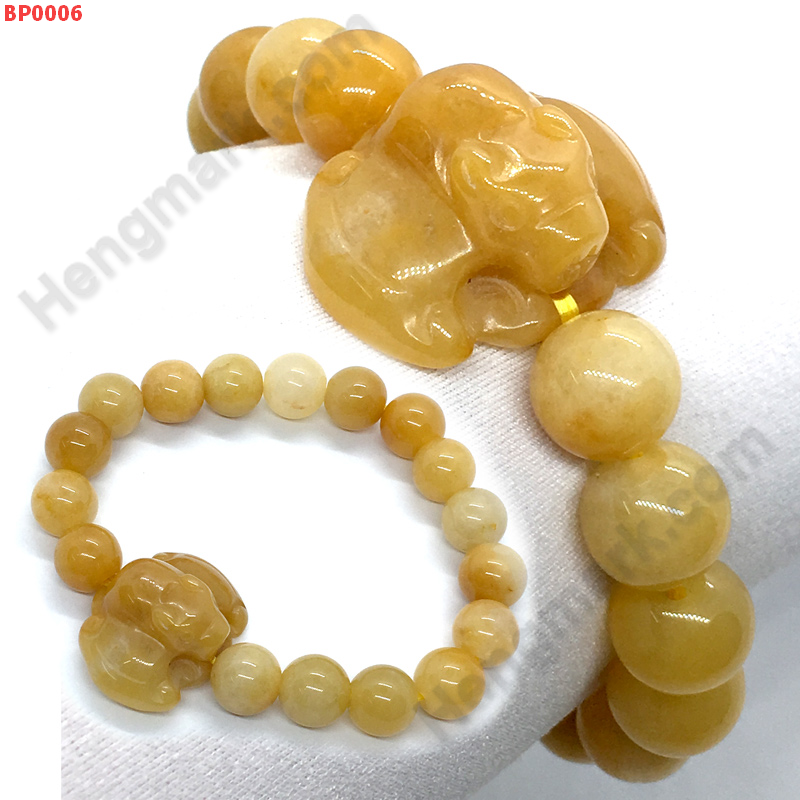 BP0006 สร้อยข้อมือค้างคาวหยกเหลือง(หยกน้ำผึ้ง) ราคา 479 บาท http://hengmark.com/view_product/BP0006.htm