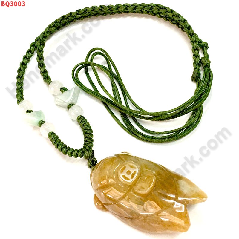 BQ3003 สร้อยคอ จั๊กจั่นหยกเหลือง ราคา 199 บาท http://hengmark.com/view_product/BQ3003.htm