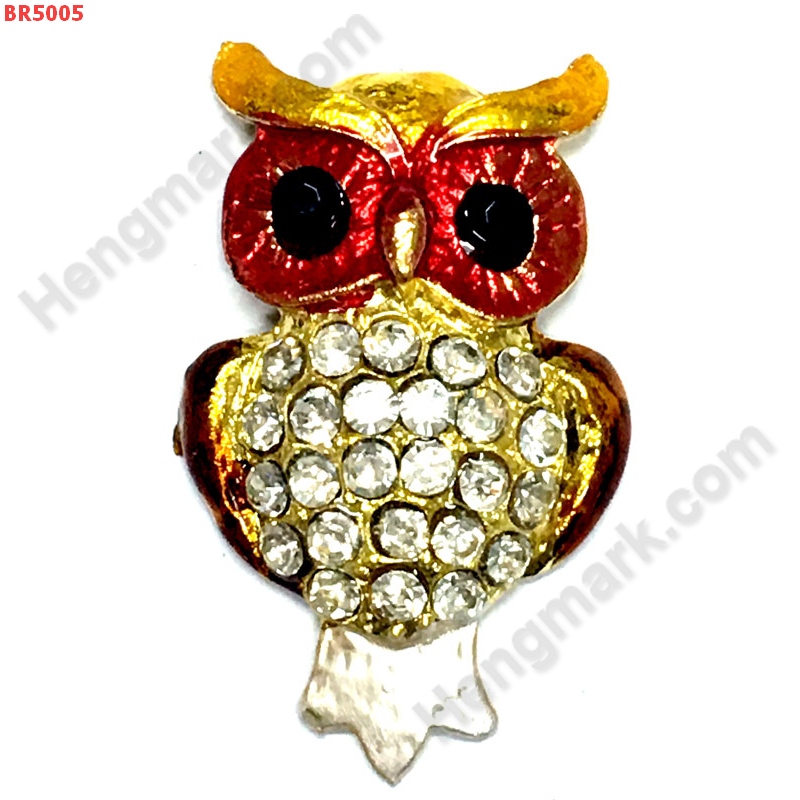 BR5005 นกฮูกฝังคริสตัล แม่เหล็กติดตู้เย็น ราคา 199 บาท http://hengmark.com/view_product/BR5005.htm