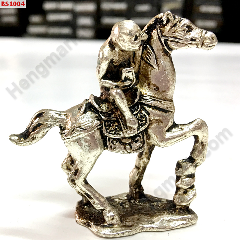 BS1004 ลิงขี่ม้า โลหะสีเงิน ราคา 399 บาท http://hengmark.com/view_product/BS1004.htm
