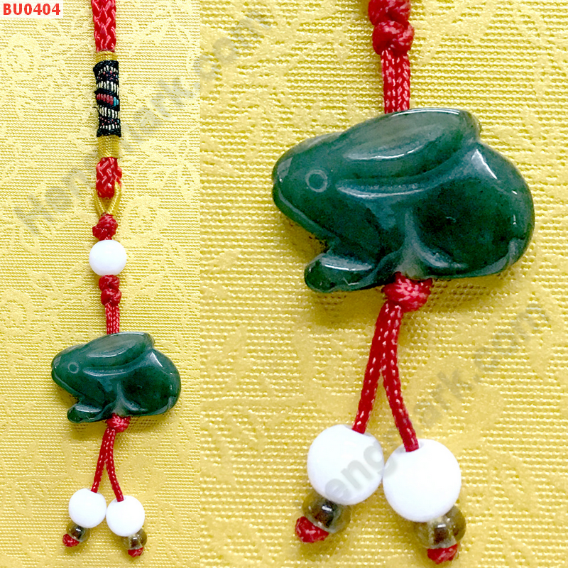 BU0404 กระต่ายหยกเขียว แขวนกระเป๋า ราคา 199 บาท http://hengmark.com/view_product/BU0404.htm