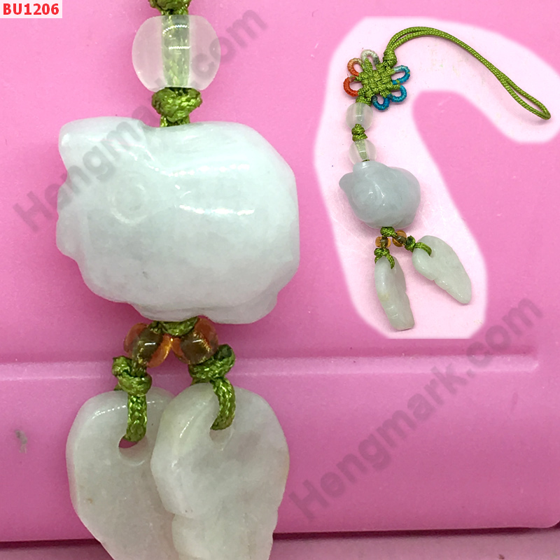 BU1206 หมูหยกแขวนมือถือ ราคา 99 บาท http://hengmark.com/view_product/BU1206.htm