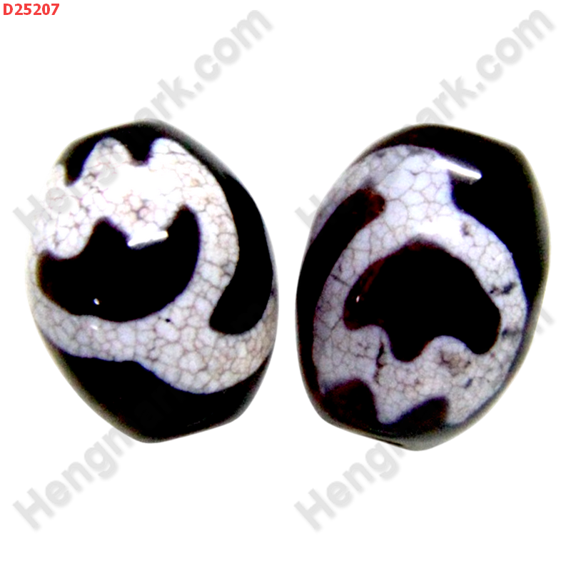 D25207 หินDZI ลายดอกบัว ราคา 250 บาท http://hengmark.com/view_product/D25207.htm