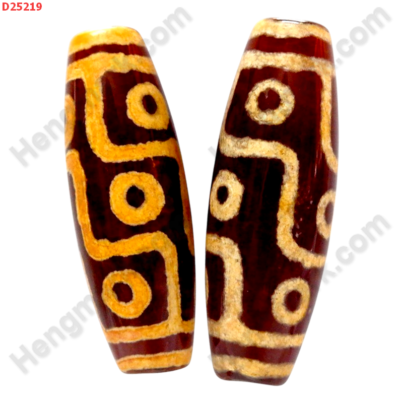 D25219 หิน DZI ลาย 9 ตา ราคา 250 บาท http://hengmark.com/view_product/D25219.htm