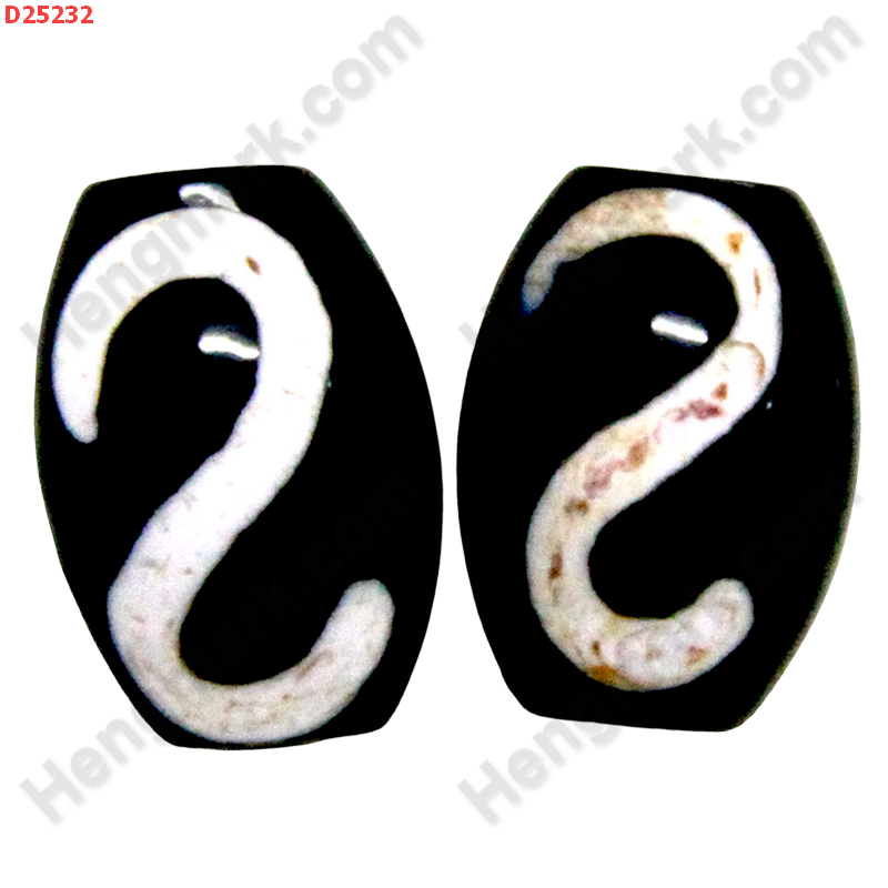 D25232 หินDZIลายตะขอ ราคา 250 บาท http://hengmark.com/view_product/D25232.htm