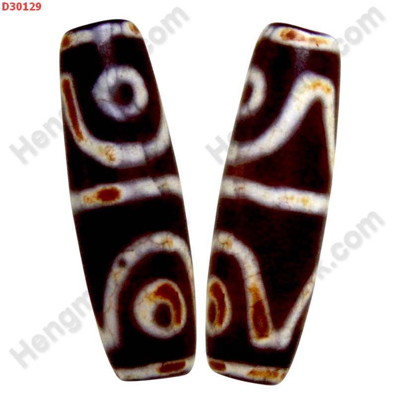 D30129 หินDZI ลาย 4 ตา เขี้ยวเสือ ราคา 300 บาท http://hengmark.com/view_product/D30129.htm