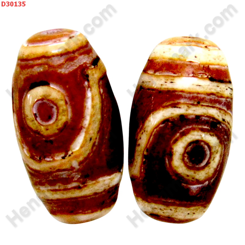 D30135 หินDZI ลาย 2 ตา ราคา 300 บาท http://hengmark.com/view_product/D30135.htm