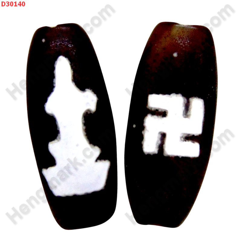 D30140 หินDZI ลายกวนอิม สวัสดิกะ ราคา 300 บาท http://hengmark.com/view_product/D30140.htm