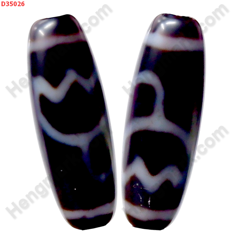 D35026 หินDZI ลายดอกบัว ลายลึก ราคา 300 บาท http://hengmark.com/view_product/D35026.htm