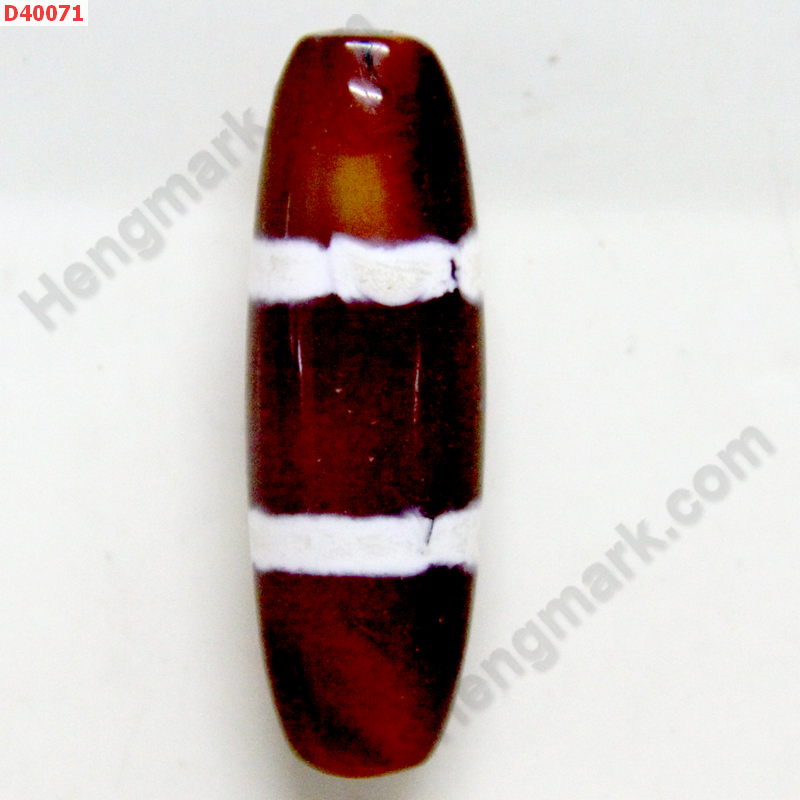 D40071 หินDZI ลาย 2 เส้น ราคา 400 บาท http://hengmark.com/view_product/D40071.htm