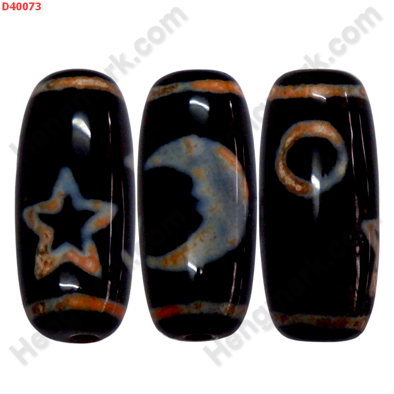 D40073 หินDZI ลายดาว ราคา 400 บาท http://hengmark.com/view_product/D40073.htm