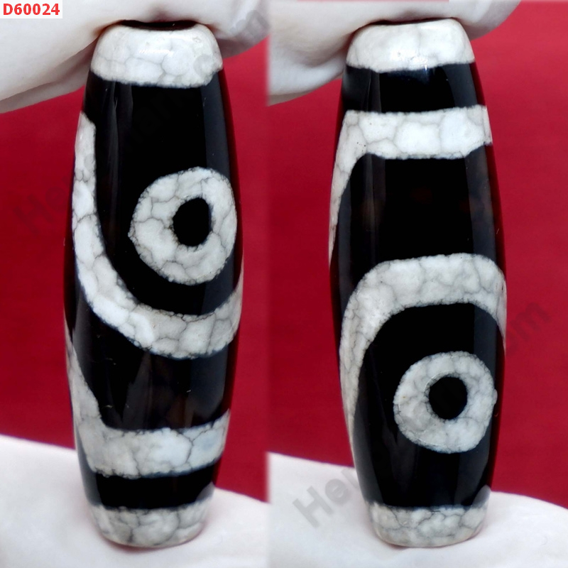 D60024 หิน DZI ลาย 2 ตา ราคา 600 บาท http://hengmark.com/view_product/D60024.htm