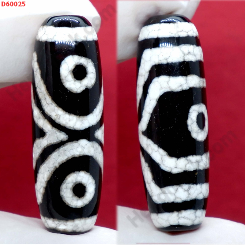 D60025 หิน DZI ลาย 3 ตา ราคา 600 บาท http://hengmark.com/view_product/D60025.htm