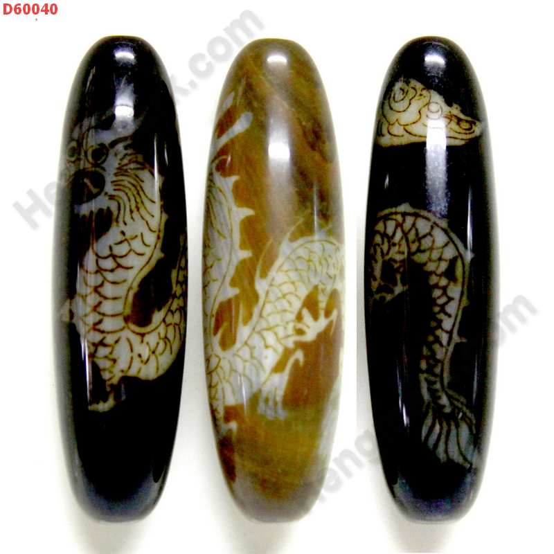 D60040 หินDZI ลายมังกร ราคา 600 บาท http://hengmark.com/view_product/D60040.htm