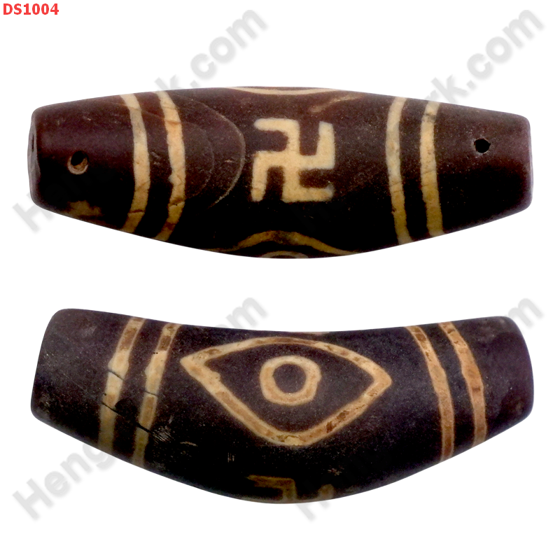 DS1004 หินDZI ลายตามังกร สวัสดิกะ ราคา 1000 บาท http://hengmark.com/view_product/DS1004.htm