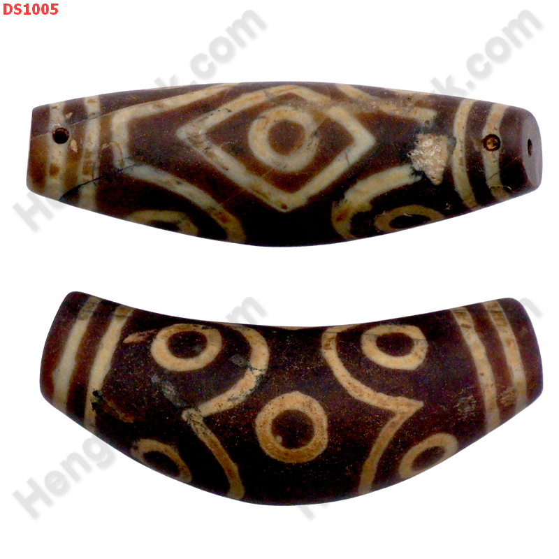 DS1005 หินDZI ลาย 9 ตา ตามังกร ราคา 1000 บาท http://hengmark.com/view_product/DS1005.htm