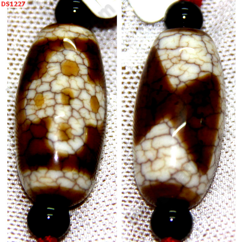 DS1227 หินDZI ลาย 5ตา สายฟ้า ราคา 1200 บาท http://hengmark.com/view_product/DS1227.htm