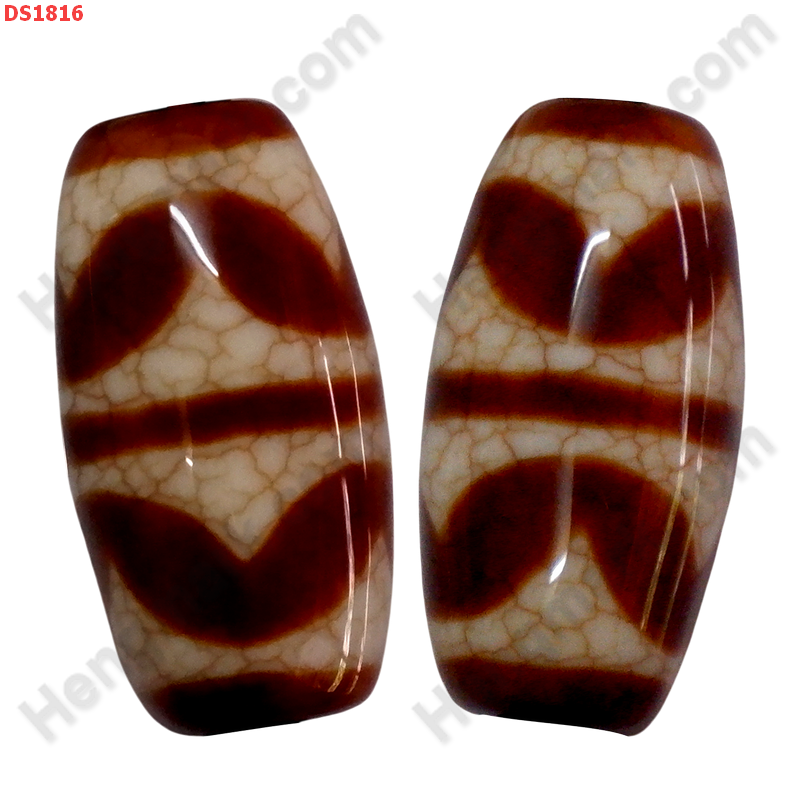 DS1816 หินDZI ลายเขี้ยวเสือคู่ ราคา 1800 บาท http://hengmark.com/view_product/DS1816.htm