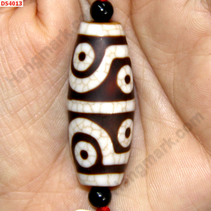 DS4013 หินDZI ลาย 8 ตา เขี้ยวเสือคู่ ราคา 4000 บาท http://hengmark.com/view_product/DS4013.htm