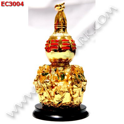 EC3004 น้ำเต้า 8 เซียน เรซิ่นเคลือบทอง ราคา 799 บาท http://hengmark.com/view_product/EC3004.htm