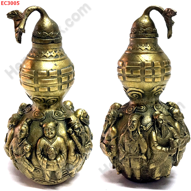 EC3005 น้ำเต้า 8 เซียน ทองเหลือง ราคา 1500 บาท http://hengmark.com/view_product/EC3005.htm
