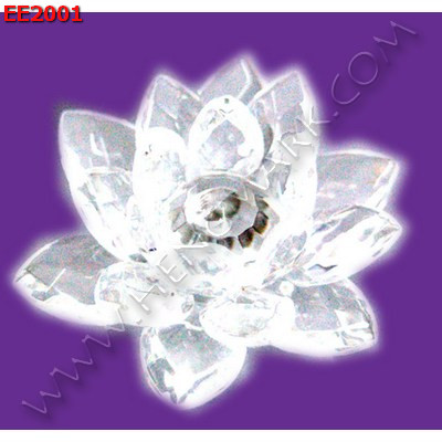 EE2001 ดอกบัวคริสตัล เล็ก  ราคา 250 บาท http://hengmark.com/view_product/EE2001.htm