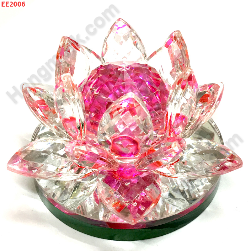 EE2006 ดอกบัวคริสตัล สีชมพู ราคา 429 บาท http://hengmark.com/view_product/EE2006.htm