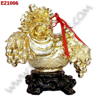 EZ1006 กระเช้าผลไม้มงคลรวม ราคา 3500 บาท http://hengmark.com/view_product/EZ1006.htm