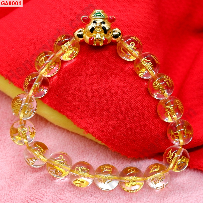 GA0001 สร้อยข้อมือไฉ่ซิงเอี๊ยคาถาทิเบต ราคา 499 บาท http://hengmark.com/view_product/GA0001.htm