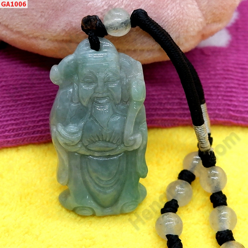 GA1006 จี้ไฉ่ซิงเอี๊ยหยกพร้อมสร้อยเชือก ราคา 299 บาท http://hengmark.com/view_product/GA1006.htm