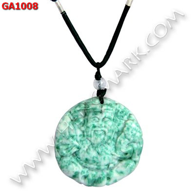 GA1008 สร้อยคอ จี้ไฉ่ซิงเอี๊ย หินสีขาวเขียว ราคา 199 บาท http://hengmark.com/view_product/GA1008.htm