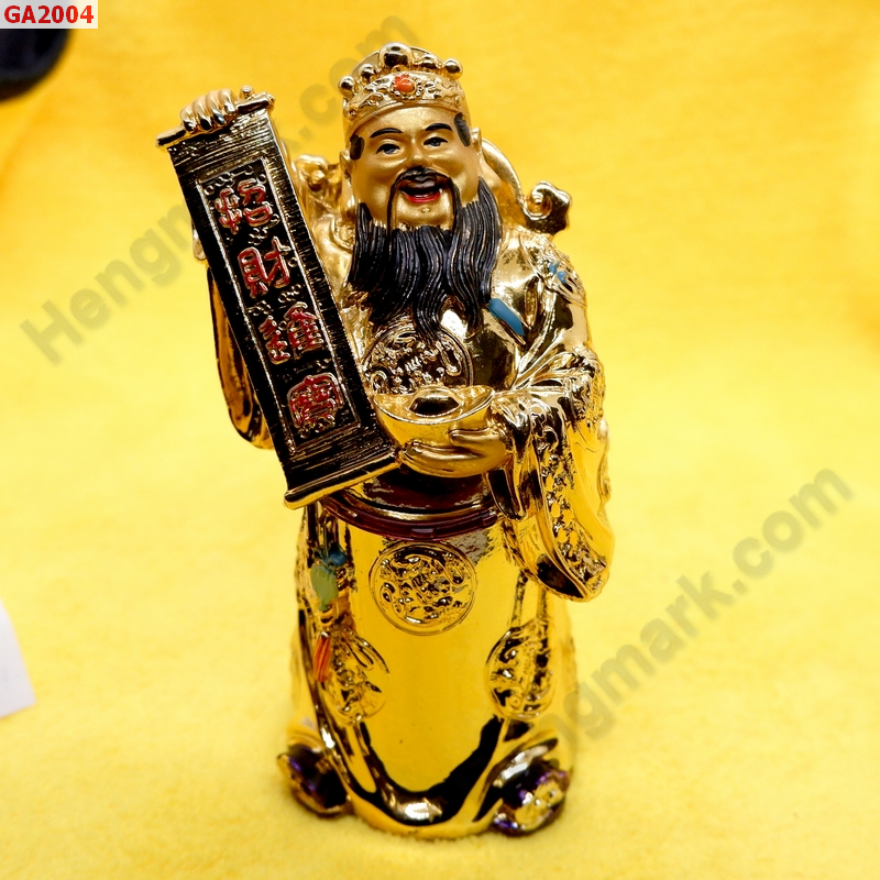 GA2004 ไฉ่ซิงเอี๊ย ยืนถือป้ายมงคล ราคา 599 บาท http://hengmark.com/view_product/GA2004.htm