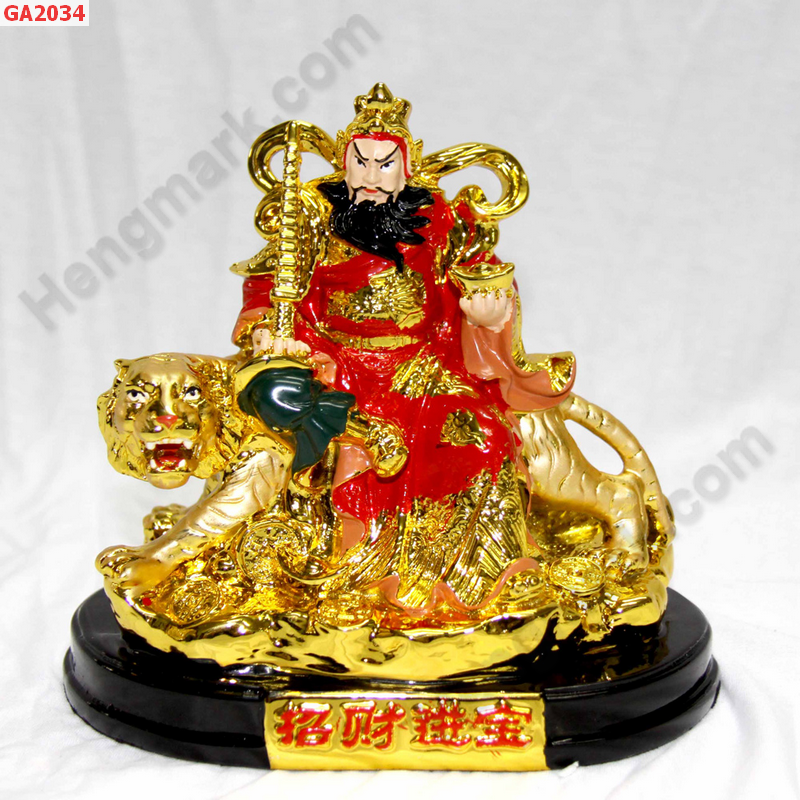 GA2034 ไฉ่ซิงเอี๊ยนั่งบนหลังเสือ เสื้อแดง ราคา 999 บาท http://hengmark.com/view_product/GA2034.htm