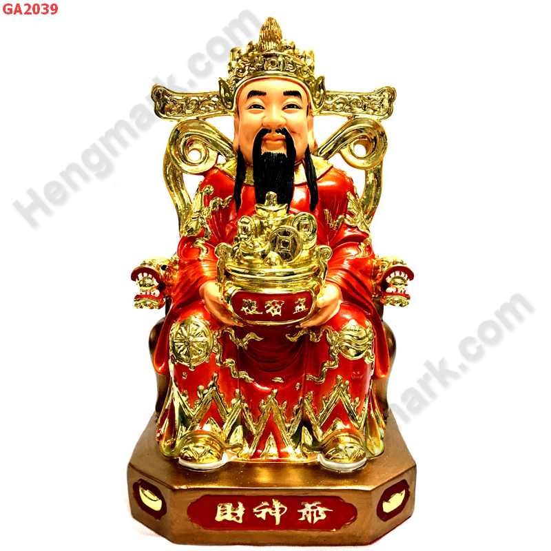 GA2039 ไฉ่ซิงเอี๊ยนั่งอุ้มกระถางทอง เสื้อแดง ราคา 1899 บาท http://hengmark.com/view_product/GA2039.htm